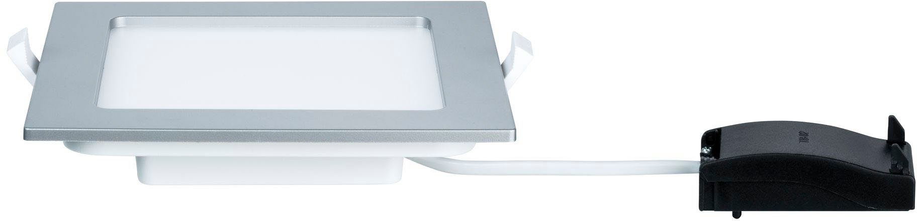 Paulmann LED Panel LED Einbaupanel eckig 165x165mm, 2.700K Weiß, LED fest integriert, Warmweiß, LED Einbaupanel eckig 165x165mm 11,1W
