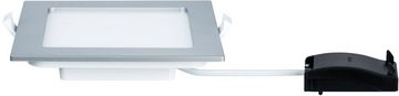 Paulmann LED Panel LED Einbaupanel eckig 165x165mm 12 W, 2.700K, LED fest integriert, Warmweiß, LED Einbaupanel eckig 165x165mm 12W