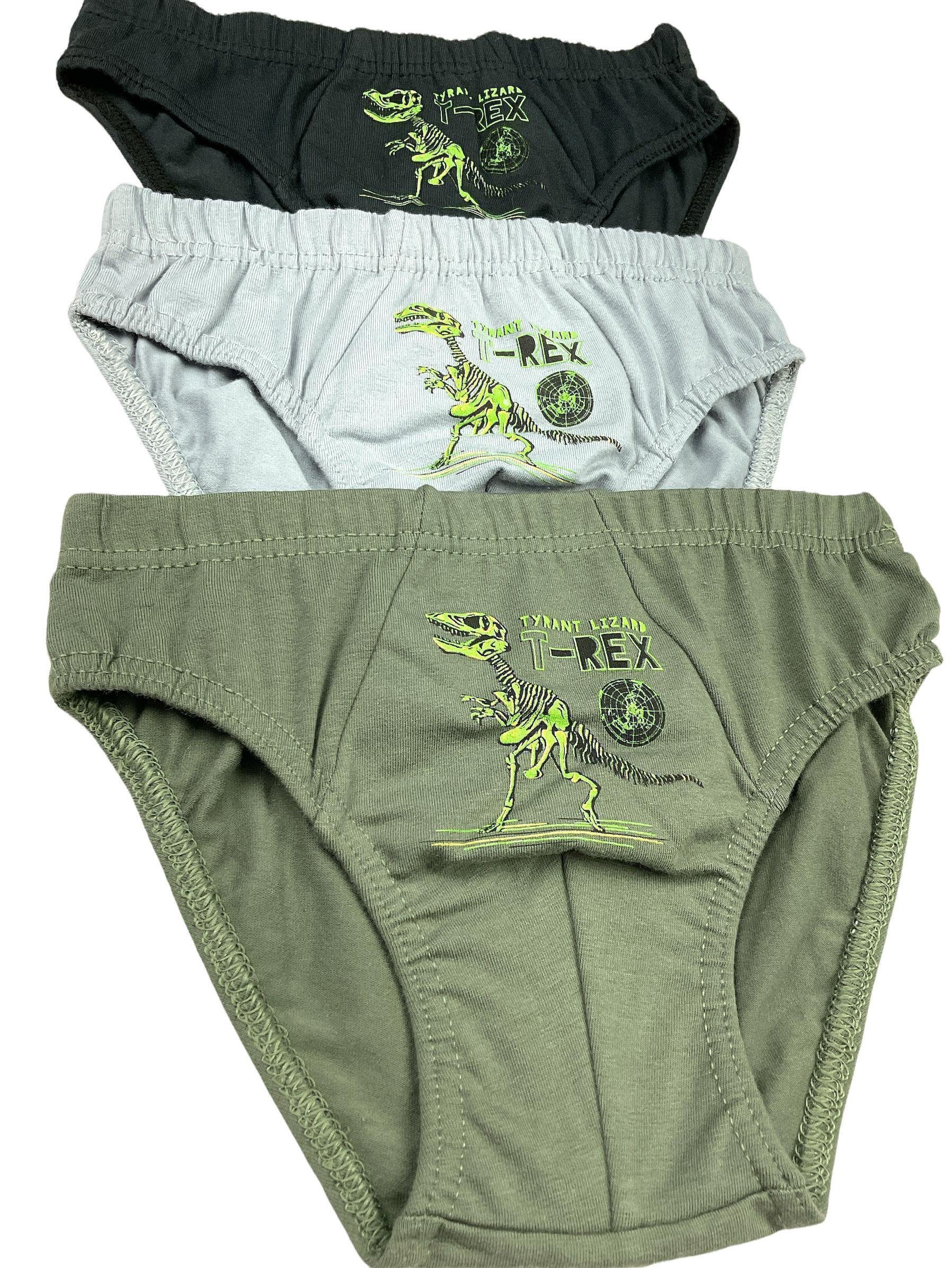 Slips - T-Rex Jungen LOREZA Slip Baumwolle Unterwäsche (Set, 10-St) 10 Unterhosen