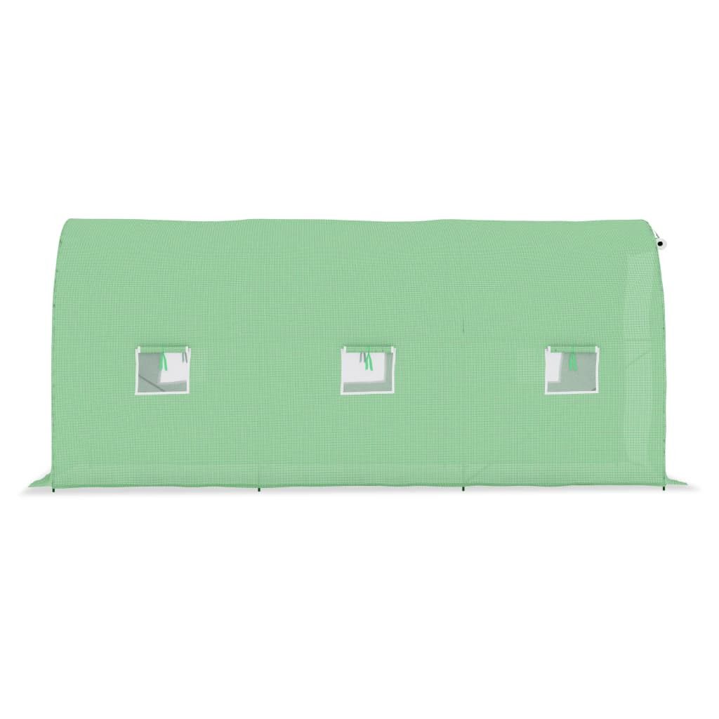 furnicato Gewächshaus 9 m² 4,5x2x2 m g...