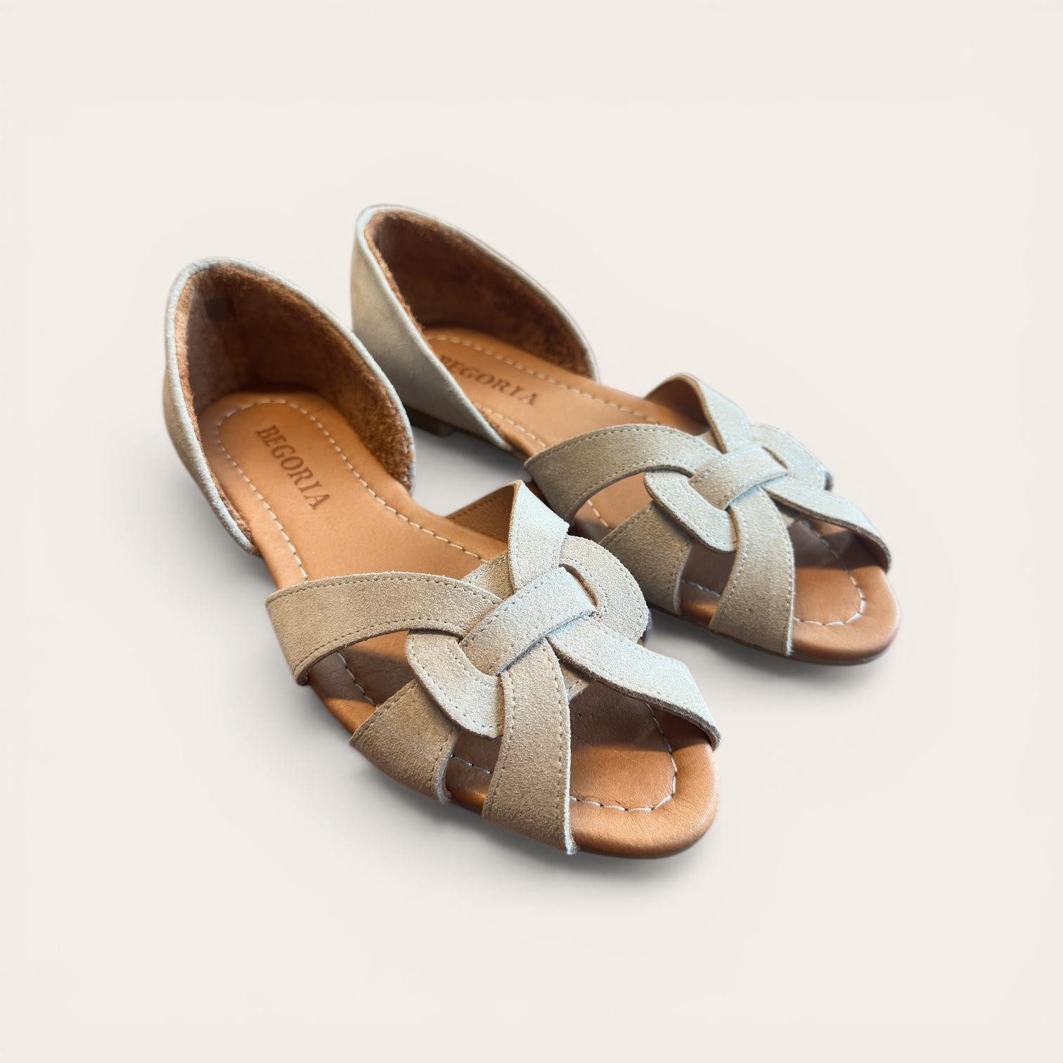 Begoria Begoria Charm - Stillvolle Wildleder Damen Loafer mit Schleife Loafer