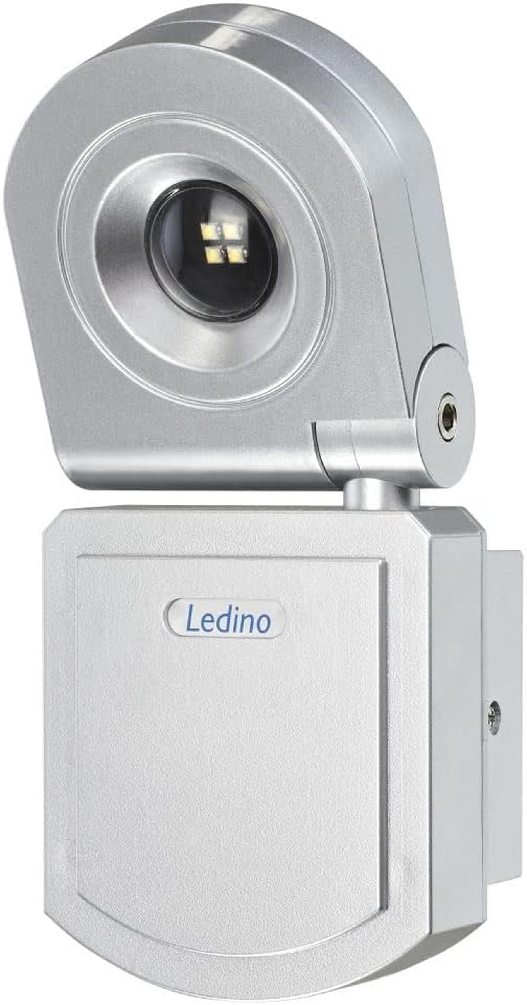 Ledino LED Außen-Stehlampe LEDINO LED Strahler 10W, warmweiß, Drehender Kopf, Energiesparend