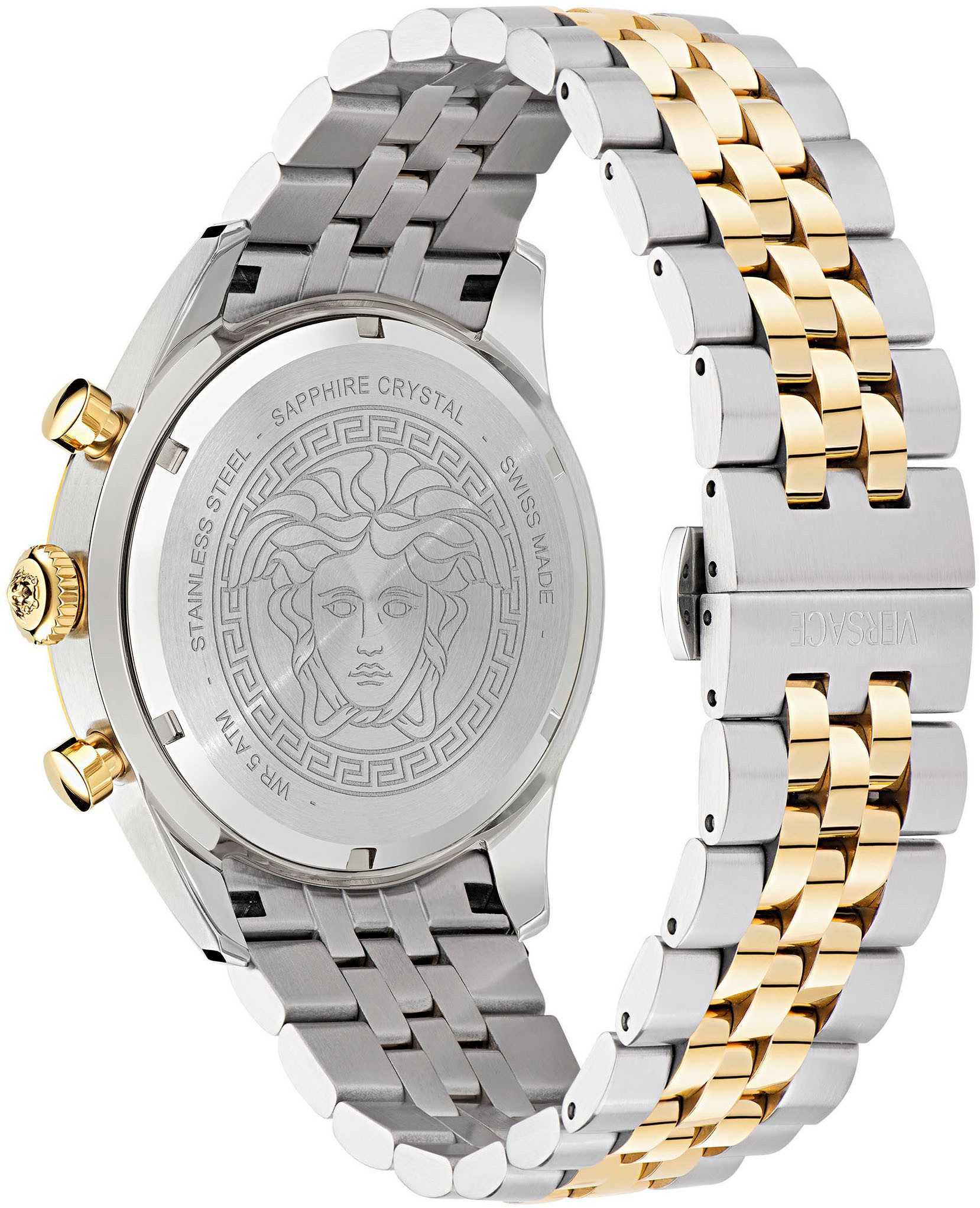 Versace Chronograph CHRONO MASTER VE8R00524, Quarzuhr, Armbanduhr, Herrenuhr, Datum, Stoppfunktion, Swiss Made