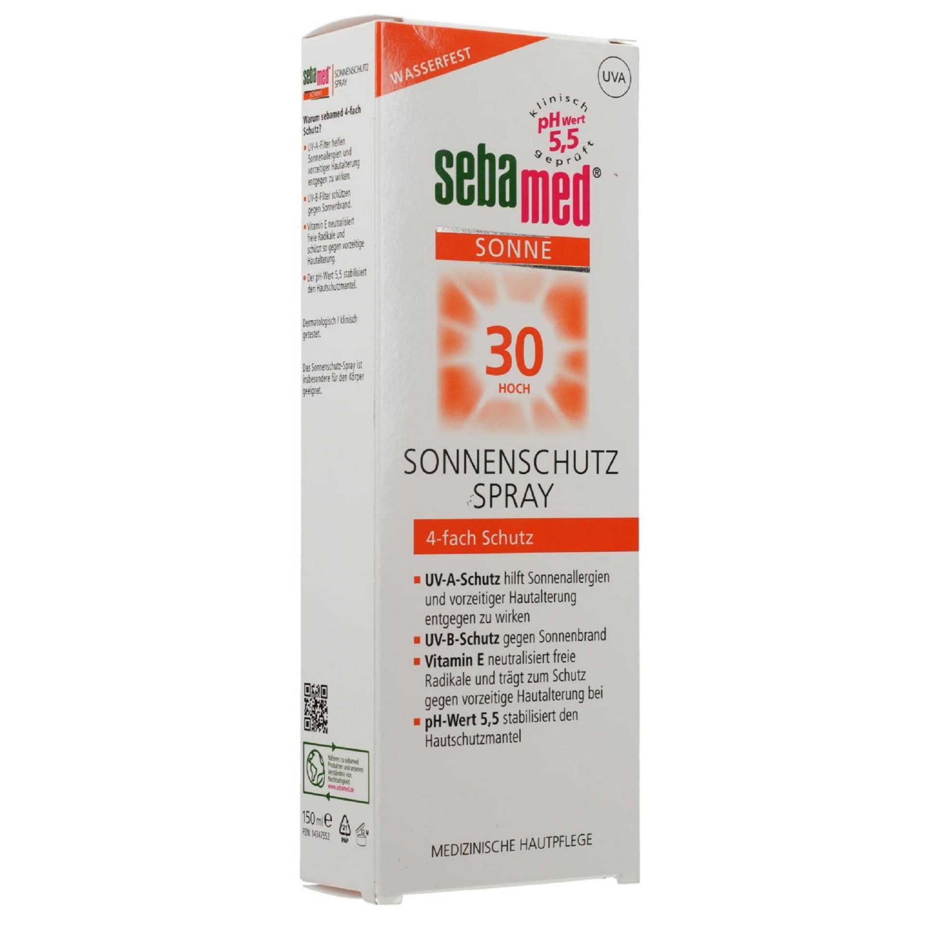 sebamed Sonnenschutzcreme SEBAMED Sonnenschutz Spray LSF 30 150ml PZN 14347552