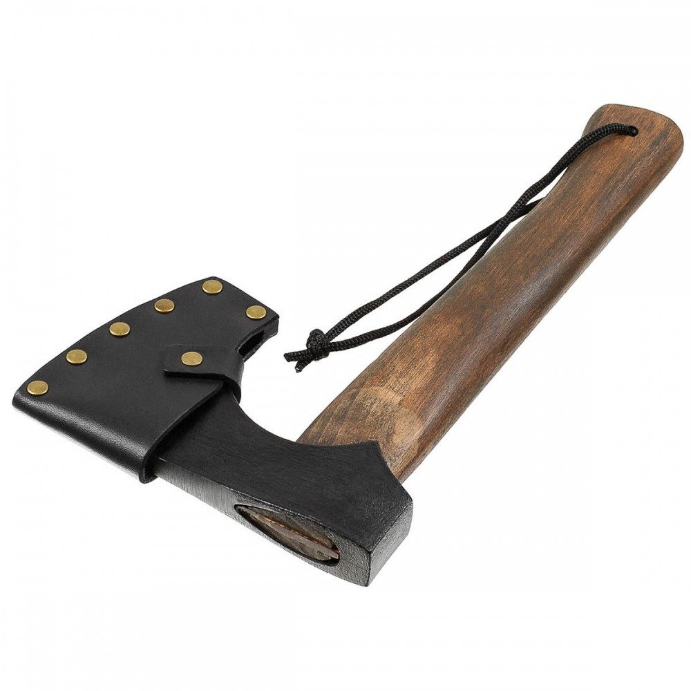 FoxOutdoor Beil FoxOutdoor Axt "Viking" Holzstiel - Axt., (geschwärzter Axtkopf aus Stahl), geschwärzter Axtkopf aus Stahl – Bild 4 von 4