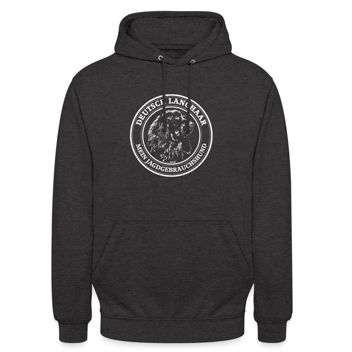 Hoodie Deutscher Langhaarhund, Jagdhund Unisex Hoodie
