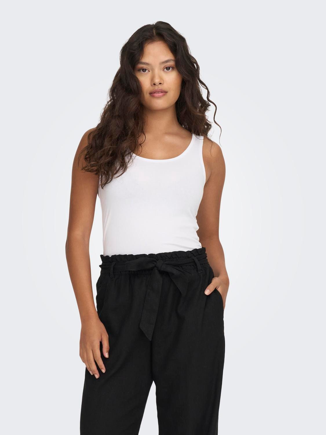 JACQUELINE de YONG Shirttop Tank 2-er Stück Pack Ärmelloses Basic Set JDYAVA für (2-tlg) JDYAVA S/L TANK TOP 180 JRS NOOS
