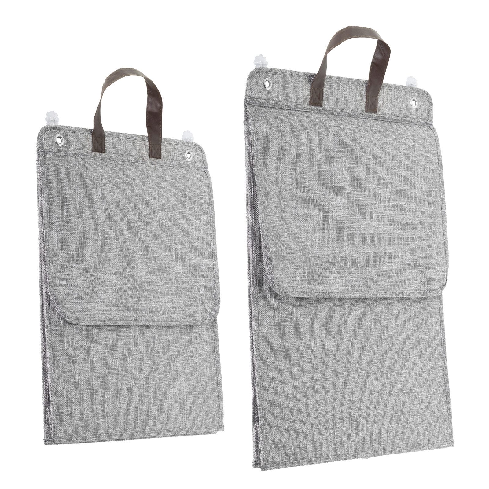 Haushalt International Im- und Export GmbH Wäschekorb Wäschebehälter Wäschesammler Wand 2 Größen 2er Set (Set, 2 St., Packung), 56x39x13cm - 30L, Trageschlaufen – Bild 5 von 5