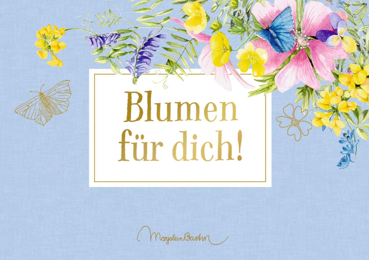 Pop-up-Grußkarte – Blumen für dich! / Marjolein Bastin