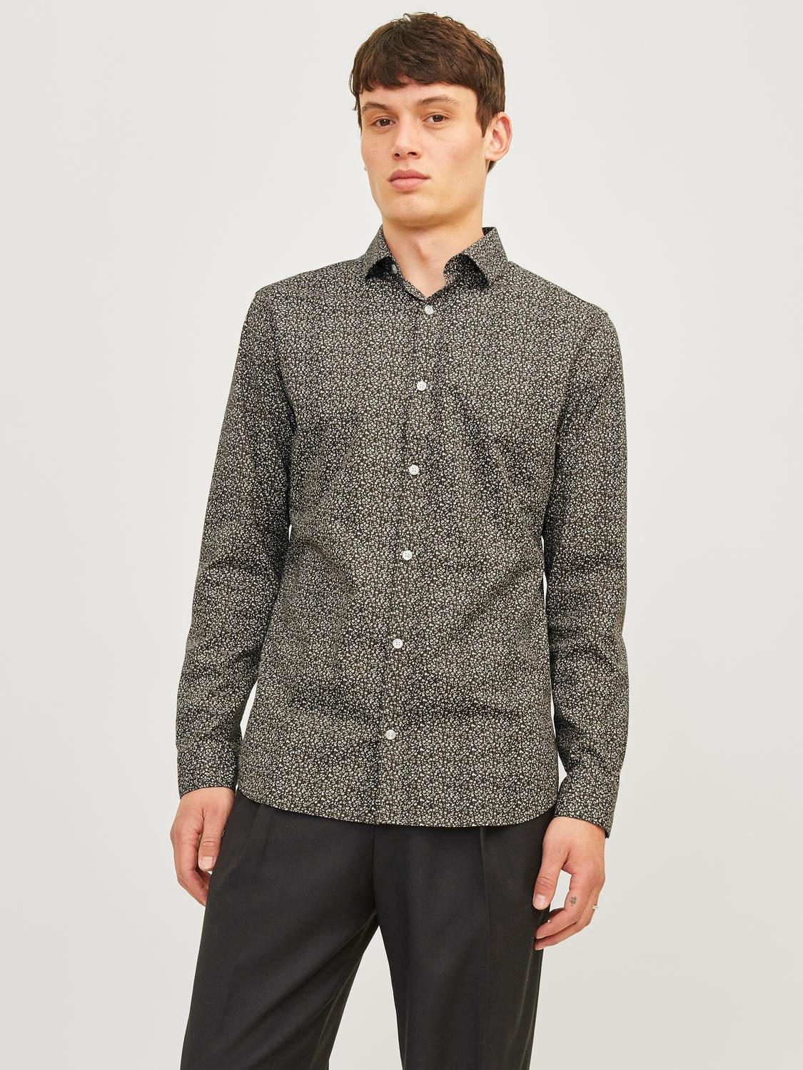 Langarmhemd JPRBLABLACKPOOL STRETCH LS SHIRT SN
