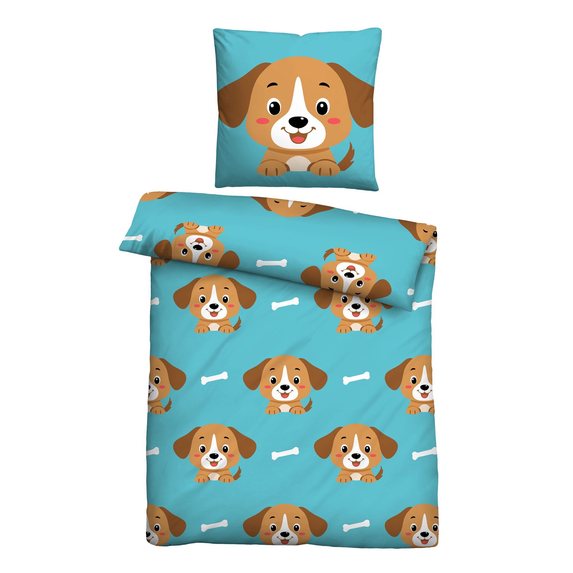 Bestlivings Kinderbettwäsche Bettwäsche- Set 2 tlg. 135x200 / 80x80 cm, Mic günstig online kaufen