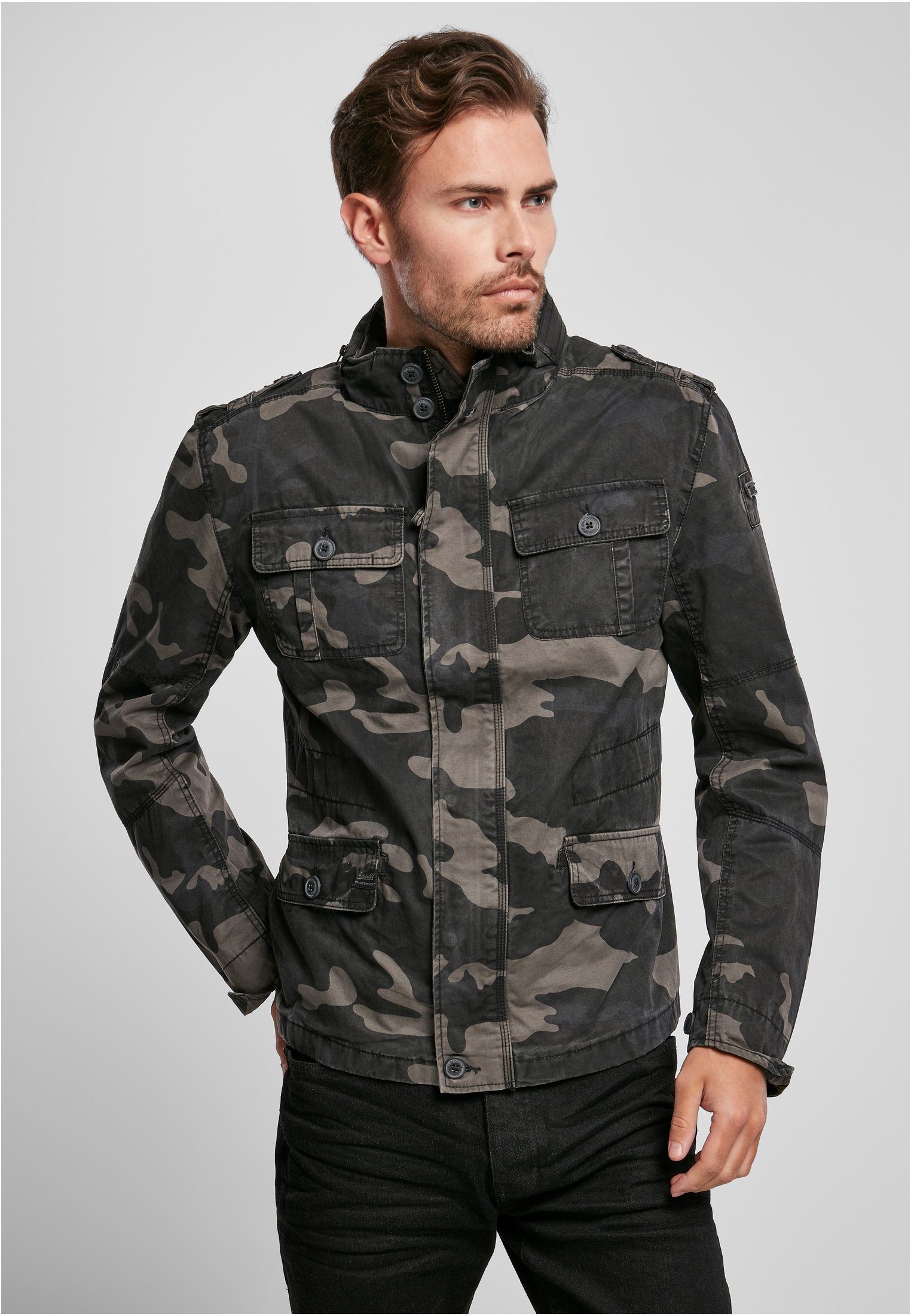 Brandit Outdoorjacke Herren (1-St) Jacket Britannia darkcamo