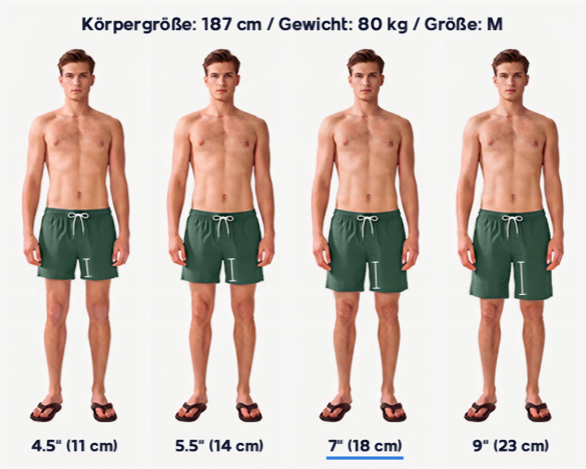 MaaMgic Shorts Herren Elastan kurze Hose 2-in-1 Badehose schnelltrocknend Sporthose (1-tlg)