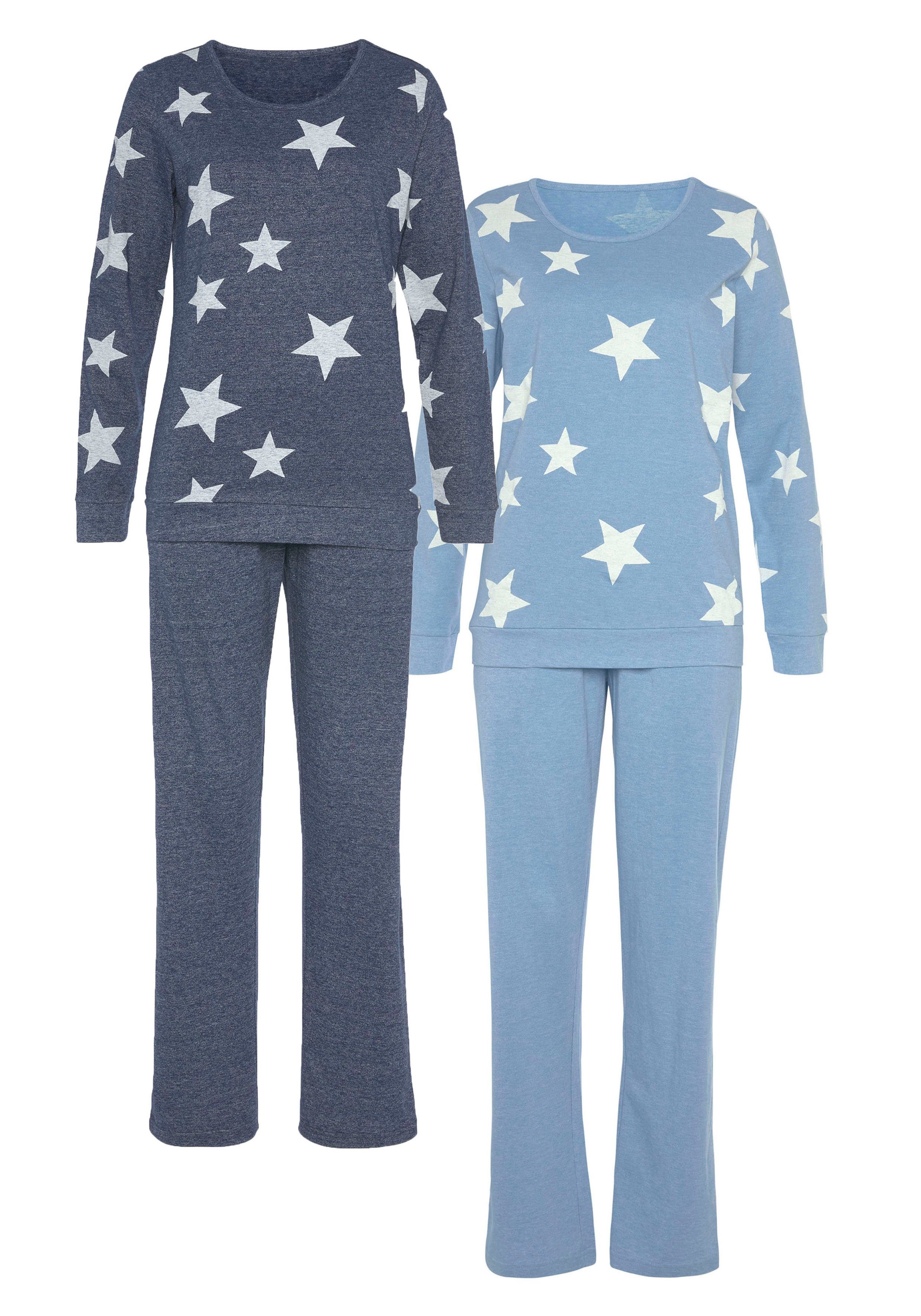 Vivance Dreams Pyjama (4 tlg., 2 günstig online kaufen