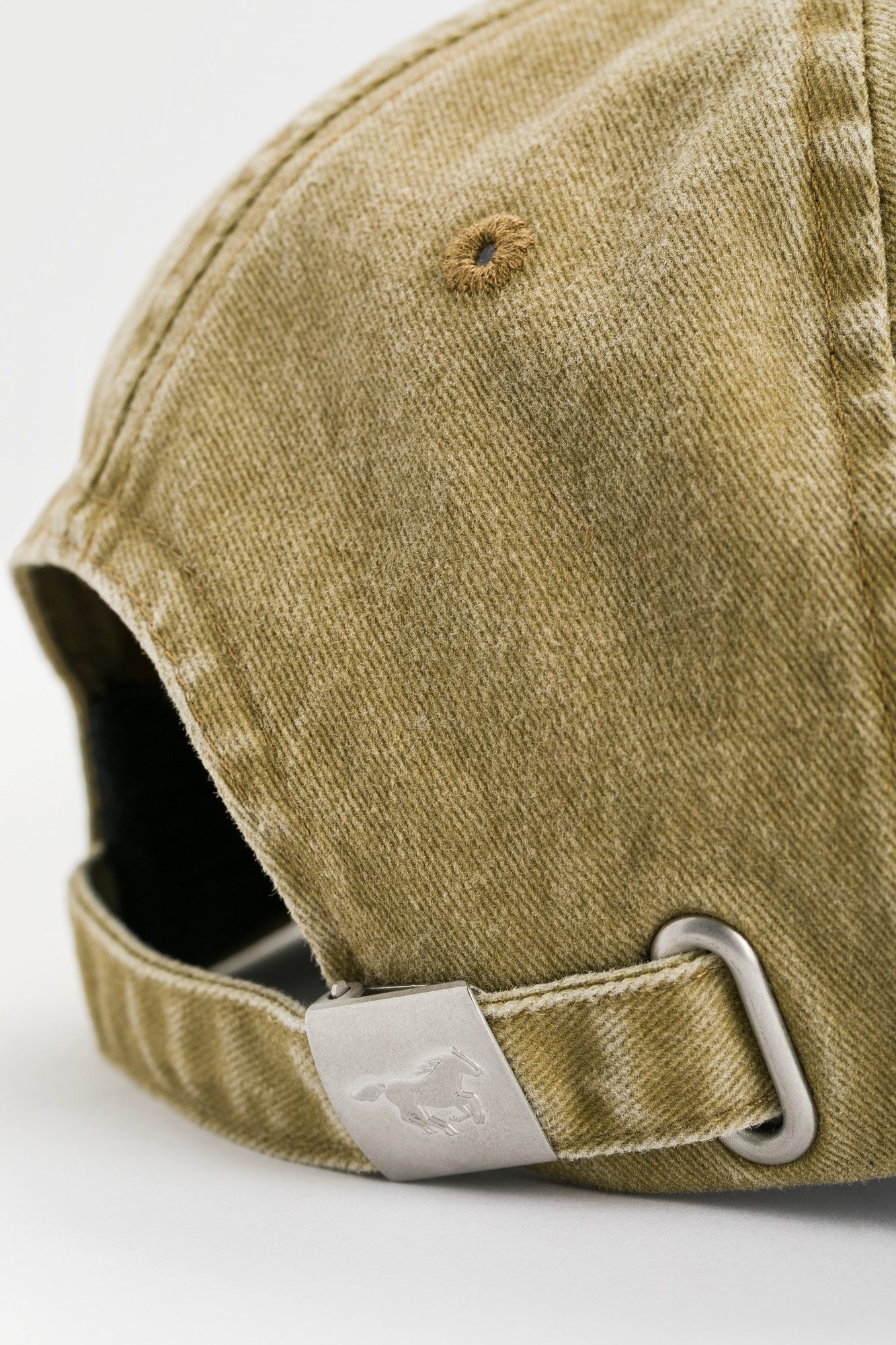 MUSTANG Baseball Cap "Jamie" Größenverstellbar, Washed Look, mit großer Stickerei vorne