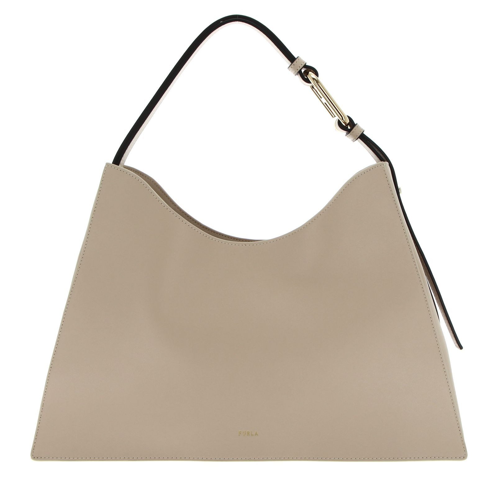 Furla Schultertasche Hobo, aus echtem Leder