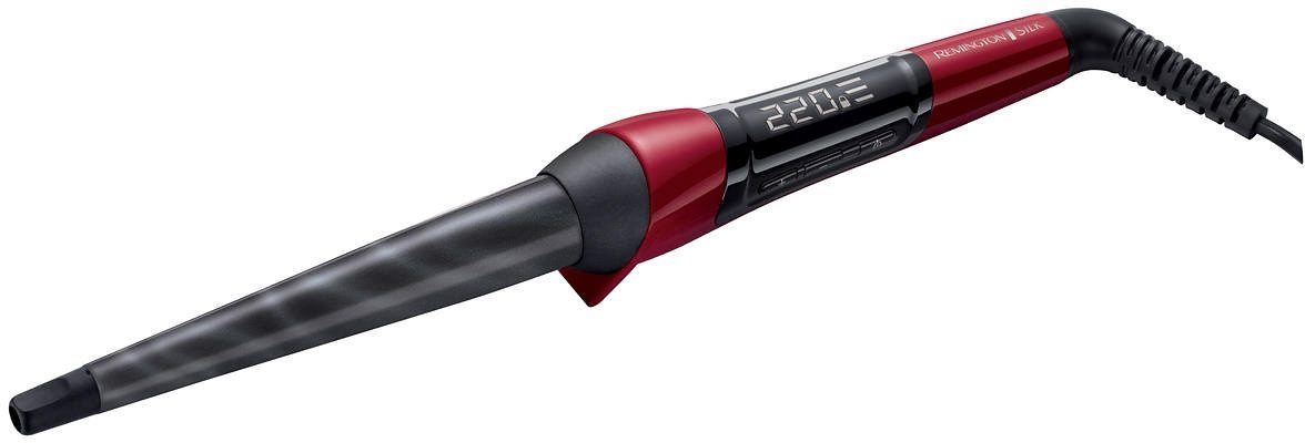Remington Lockenstab CI96W1, Keramik-Beschichtung rot|schwarz