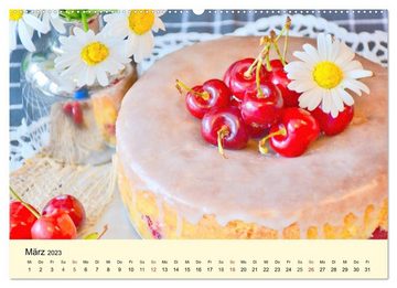 CALVENDO Wandkalender Steinobst. Süße Leckereien mit aromatischen Früchten (Premium, hochwertiger DIN A2 Wandkalender 2023, Kunstdruck in Hochglanz)