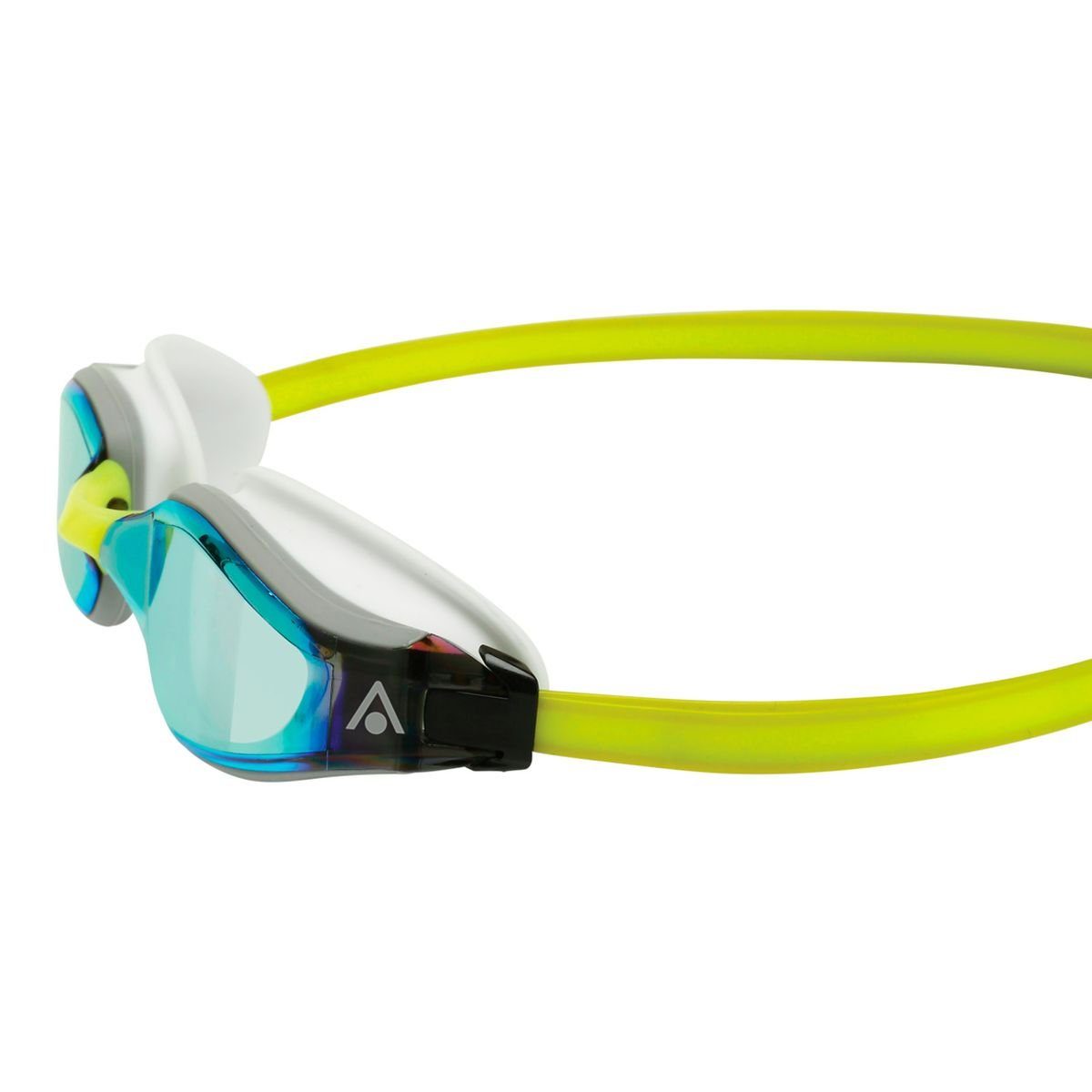 Fastlane Mirror weiß/gelb Schwimmbrille Aquasphere Titanium