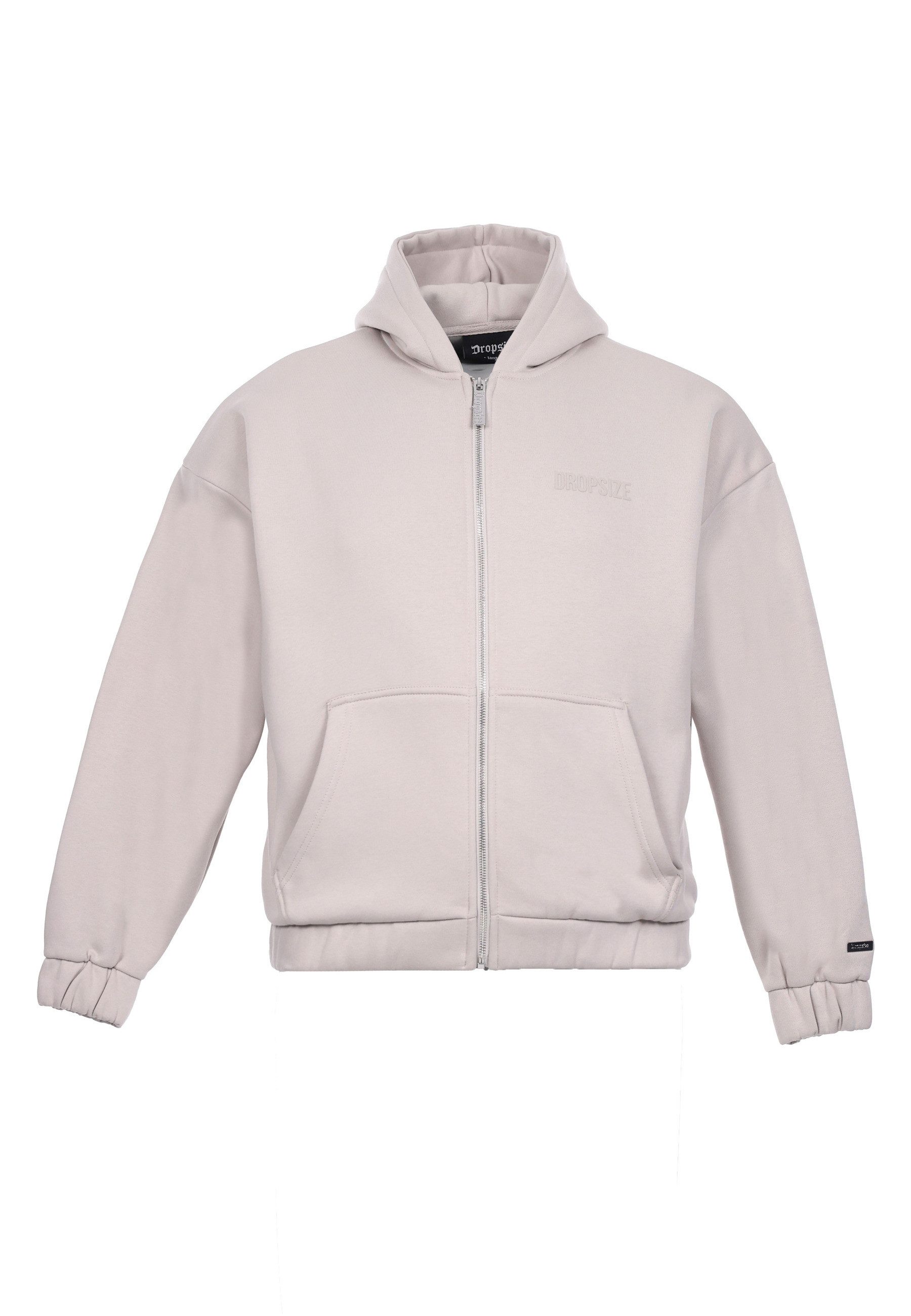 Dropsize Kapuzenpullover Dropsize SUPER HEAVY OVERSIZED HD-PRINT ZIP-HOODIE V2 (1-tlg)
