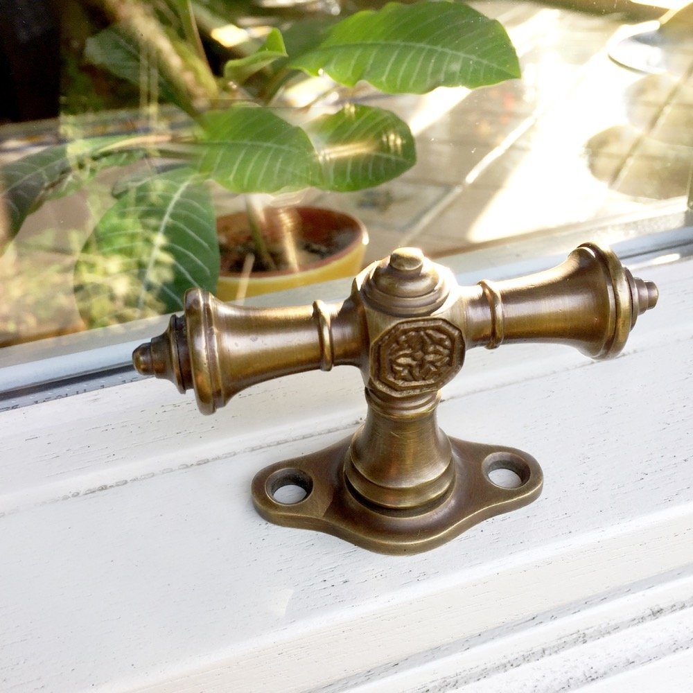 Antikas Türbeschlag Fenstergriff Gründerzeit Oliven - Fenster Griffe Antik Fensteroliven