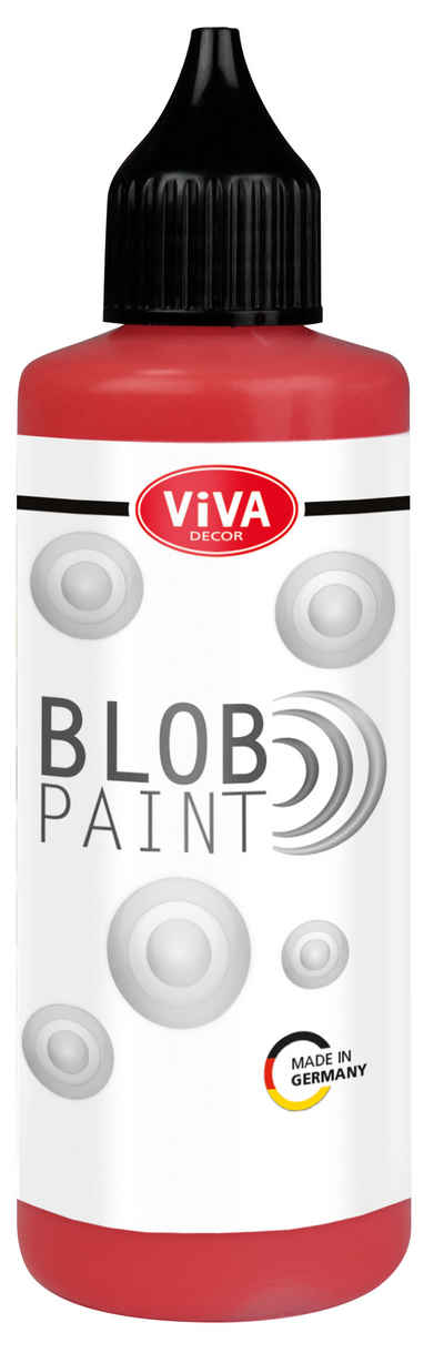 Viva Decor Bastelfarbe Blob Paint Farbe glänzend, 90 ml verschiedene Farben