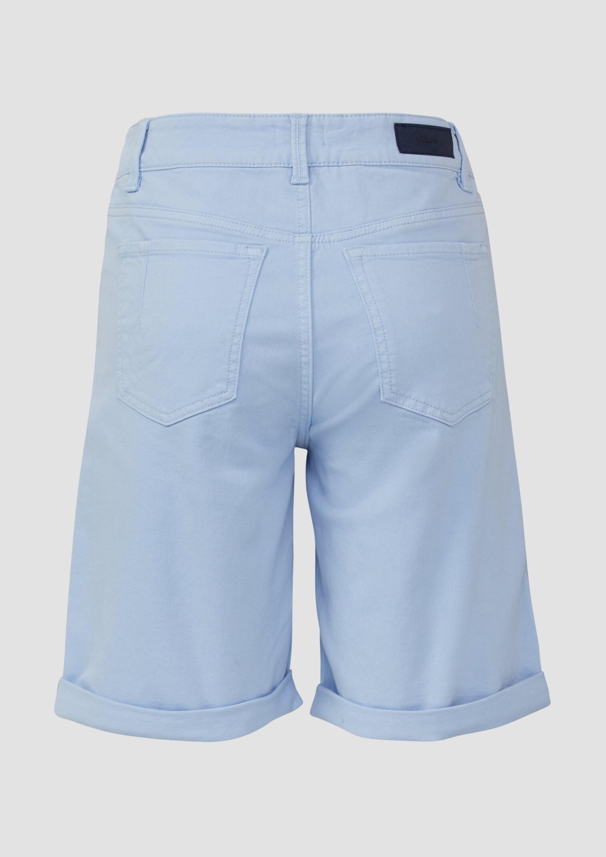 s.Oliver Jeansshorts Jeans-Hose Bermuda Jeans / Straight Fit / Mid Rise / Straight Leg