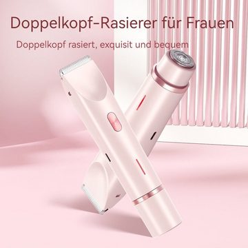 AUKUU Epilierer Damen-Doppelkopfrasierer zum Trimmen von Damenrasierern, elektrisches, Haarschneideinstrument