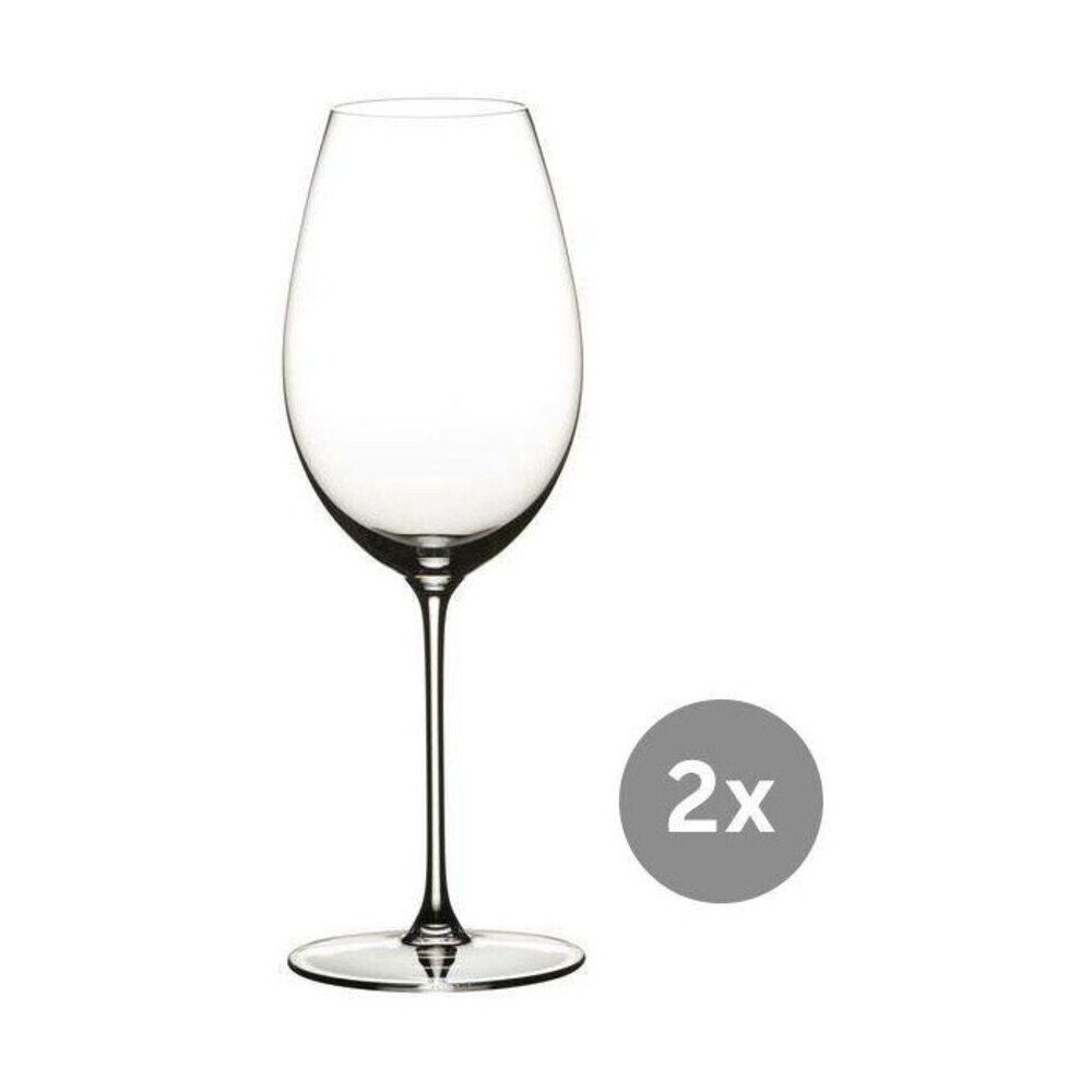 RIEDEL THE WINE GLASS COMPANY Weißweinglas Sauvignon Blanc Glas 2er Set Vinum, 1-tlg., Kristallglas, Sauvignon Blanc Glas, 2erSet, 0,35 l, Kristallglas, klar