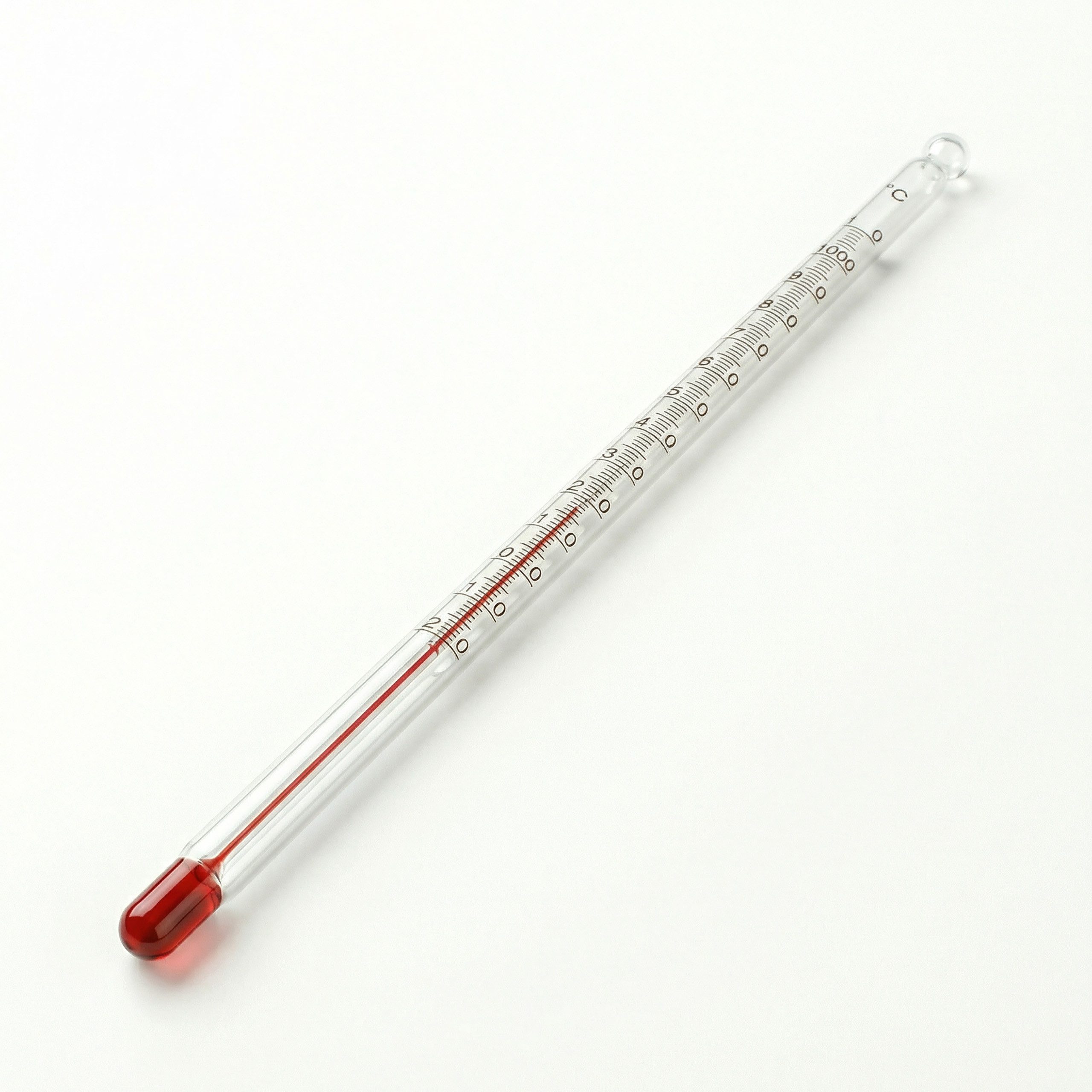 Lantelme Kochthermometer Glas Thermometer -20 bis 110°C 30cm zum Einkochen Wasserthermometer, 1-tlg., Glasthermometer universal einsetzbar, Allgebrauchsthermometer in Küche zum Kochen, für Milch und Tee