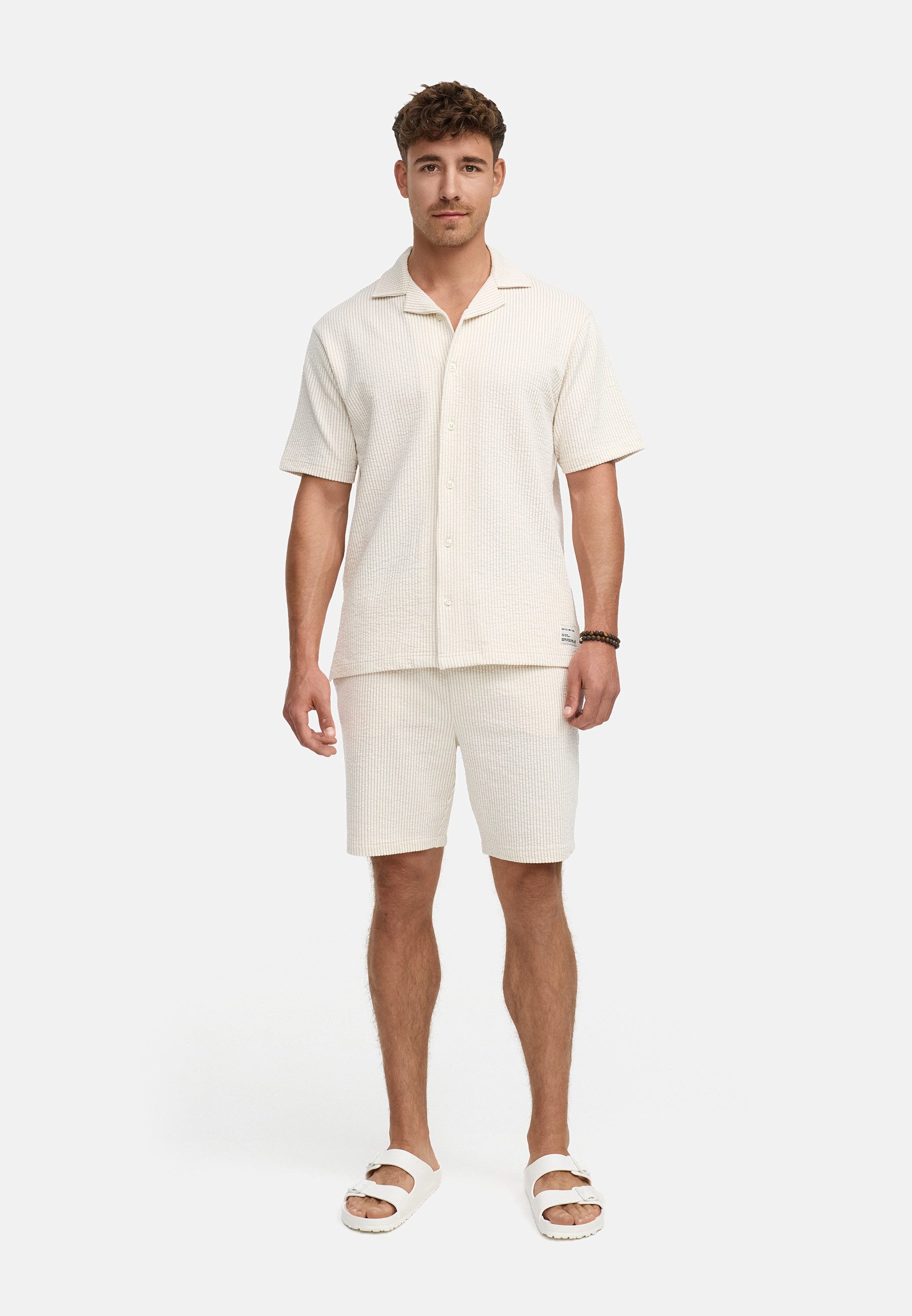 Indicode T-Shirt & Shorts Herren INLino Set Shirt Herrenshorts Set günstig online kaufen