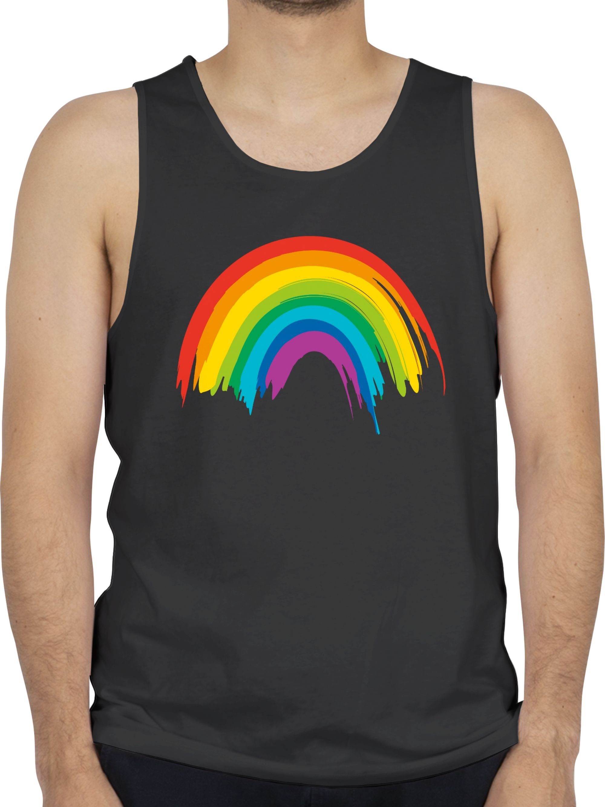 Shirtracer Tanktop »Regenbogen LGBT & LGBTQ - LGBT Kleidung - Herren Tank  Top« pride tanktop herren