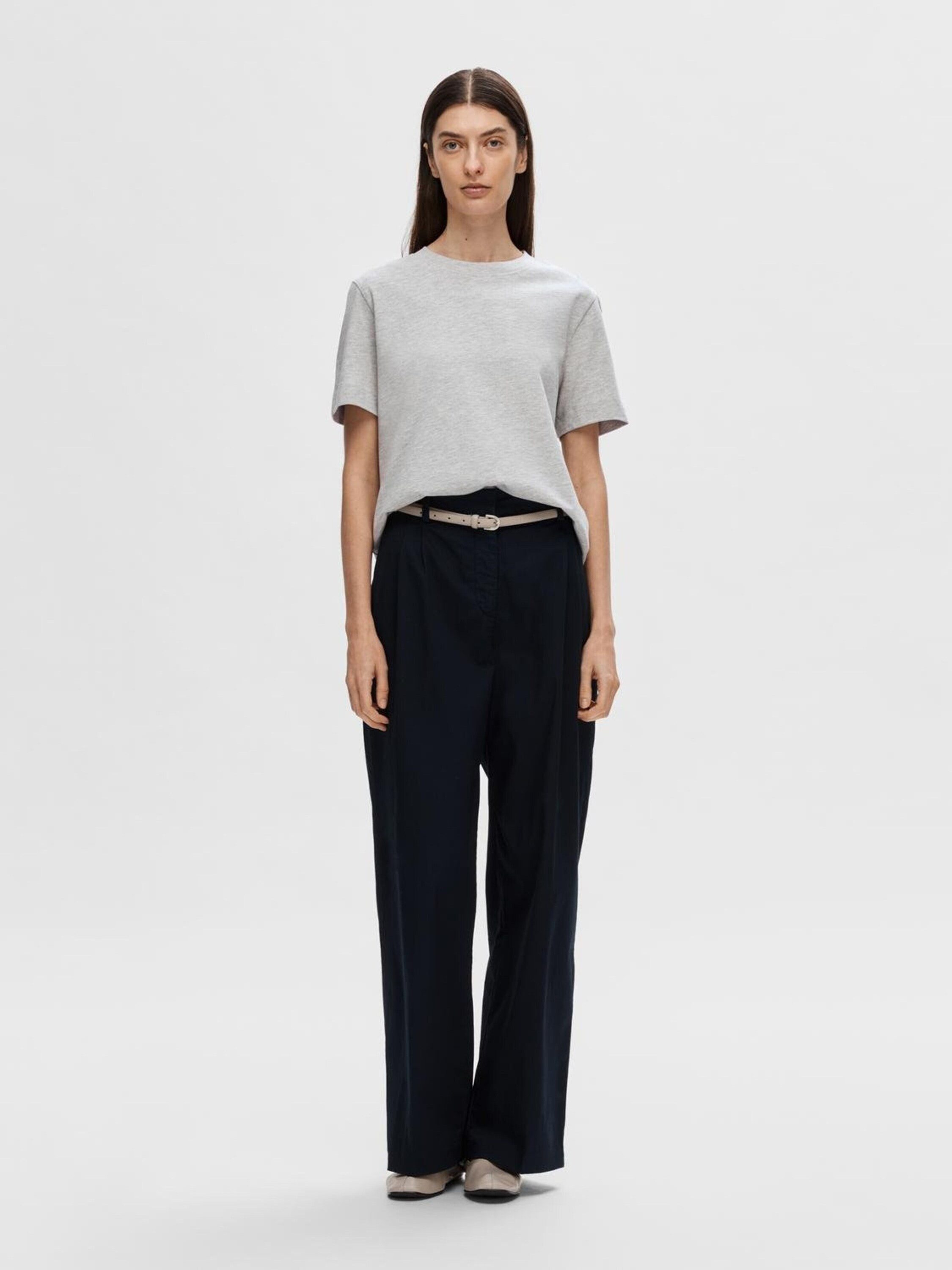 Selected T-Shirt (1-tlg) Plain/ohne Details günstig online kaufen