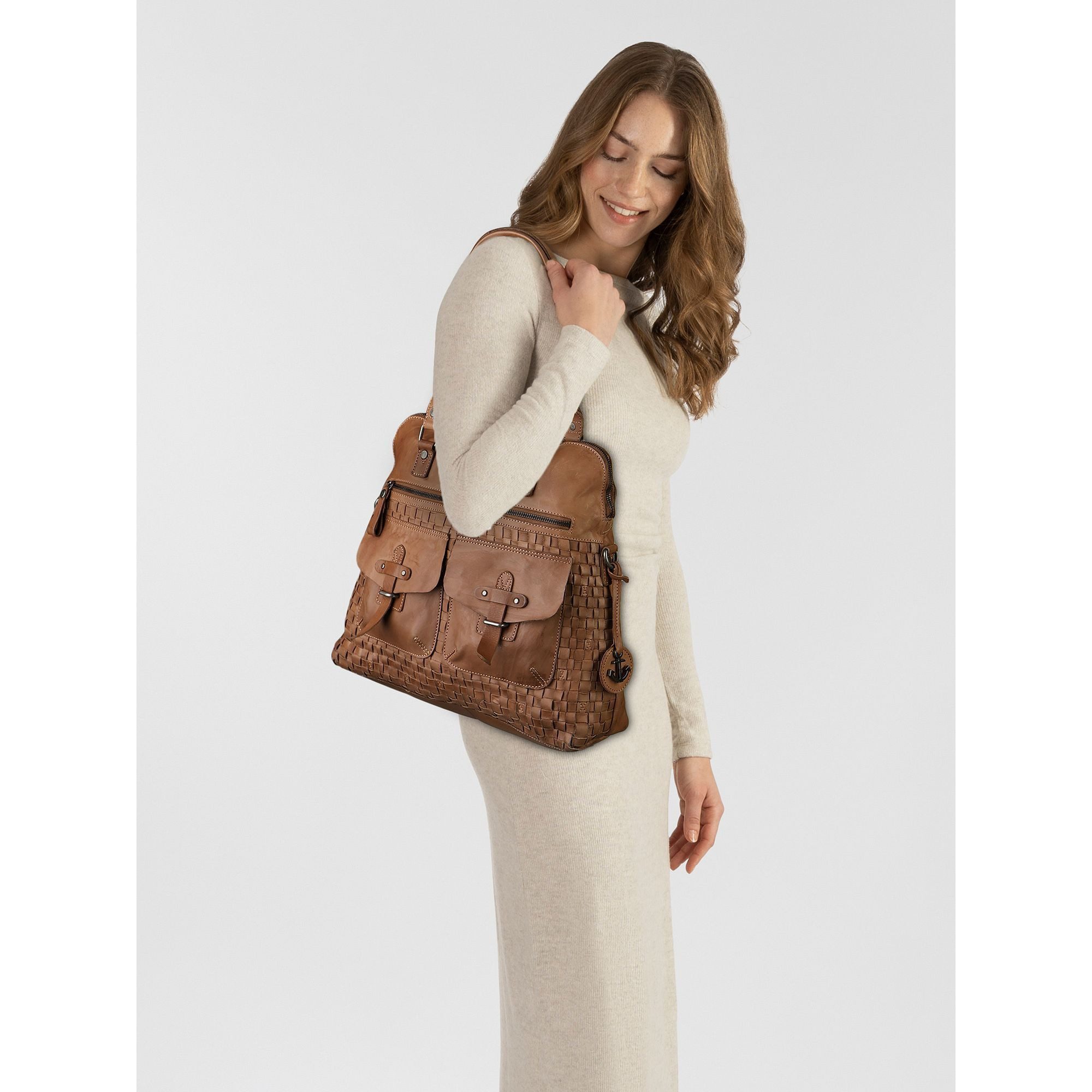 HARBOUR 2nd Schultertasche Urban Poets, Leder