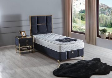 Villa Möbel Polsterbett NOVA (Bett, Bett), Bettkasten mit XXL Stauraum & Gasdruckfedern für einfache Handhabung