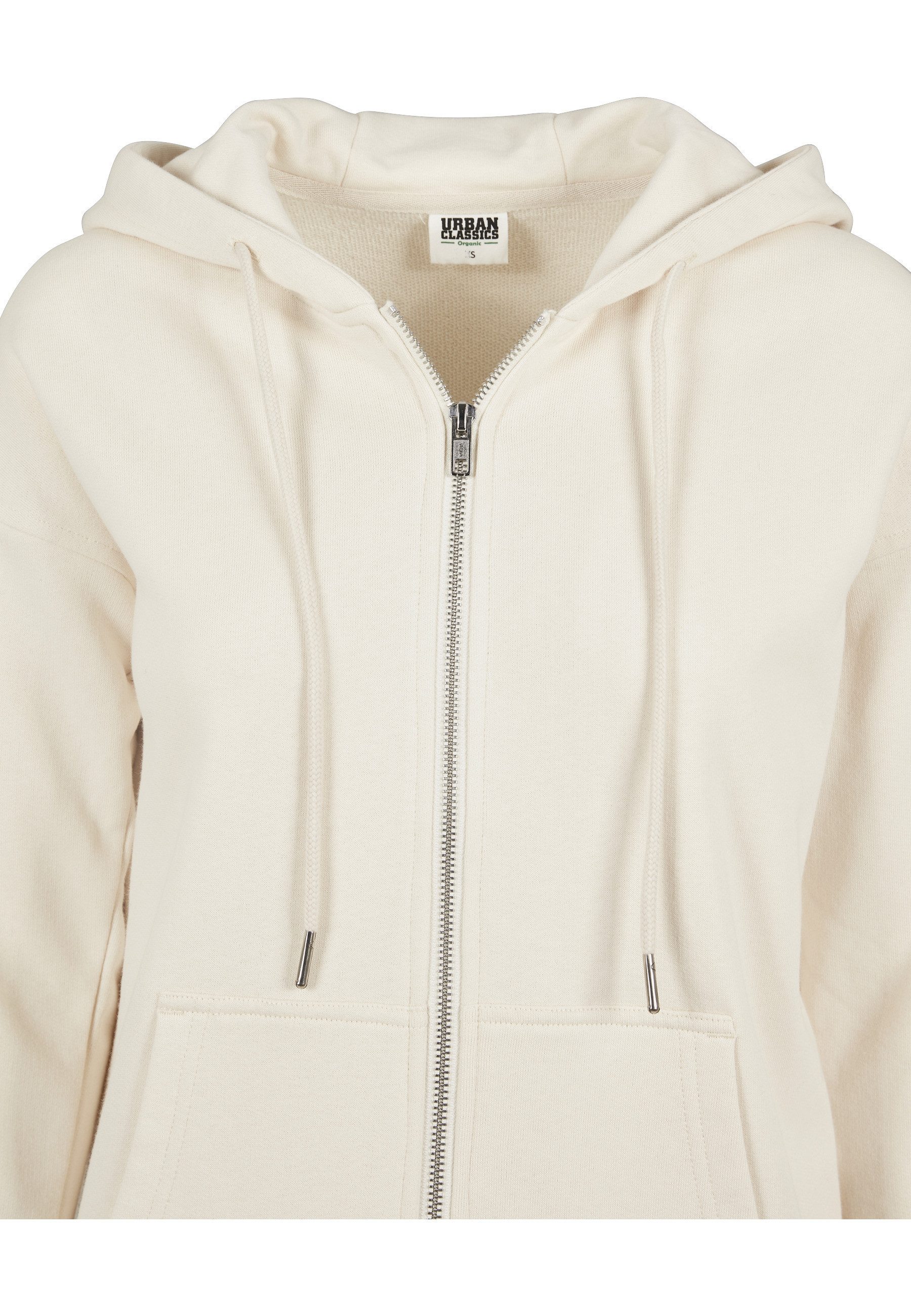 URBAN CLASSICS Sweatjacke Urban Classics Damen Ladies Organic Terry Zip Hoody (1-tlg)