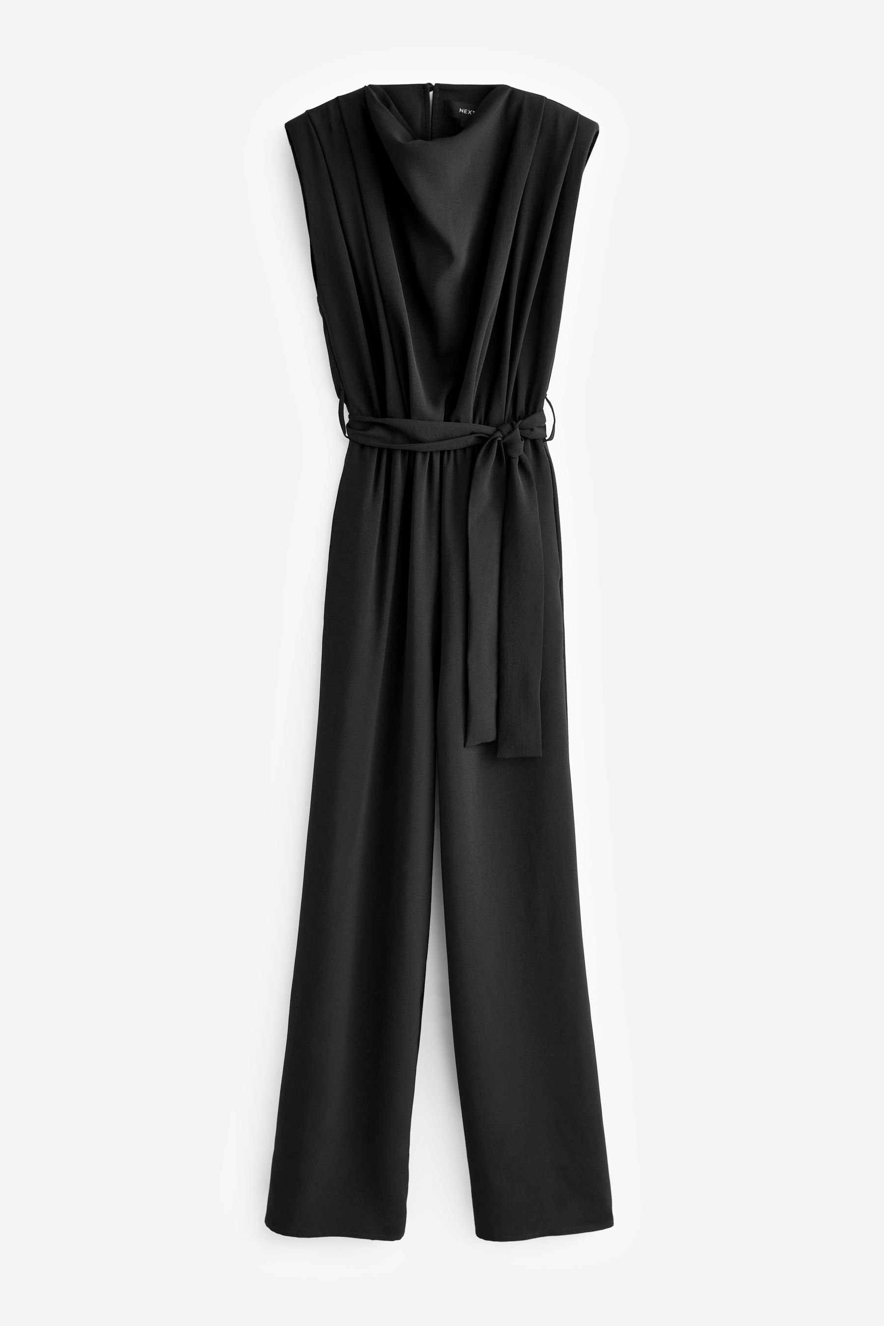 Next Jumpsuit Overall Wasserfallausschnitt mit (1-tlg)