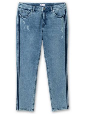 Sheego Stretch-Jeans Große Größen mit seitlichen Galonstreifen