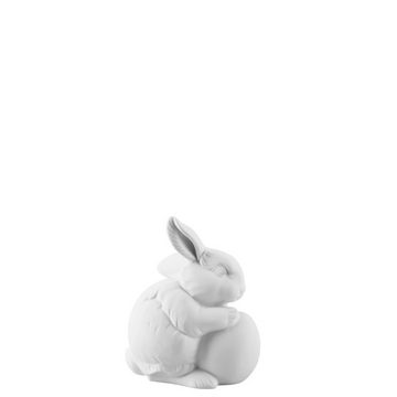 Hutschenreuther Osterfigur Hasenkollektion Weiß biskuit Hase mit Ei 14 cm (1 St)