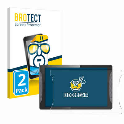 BROTECT Schutzfolie für Logicom Multimedia Stand Pro, Displayschutzfolie, 2 Stück, Folie klar