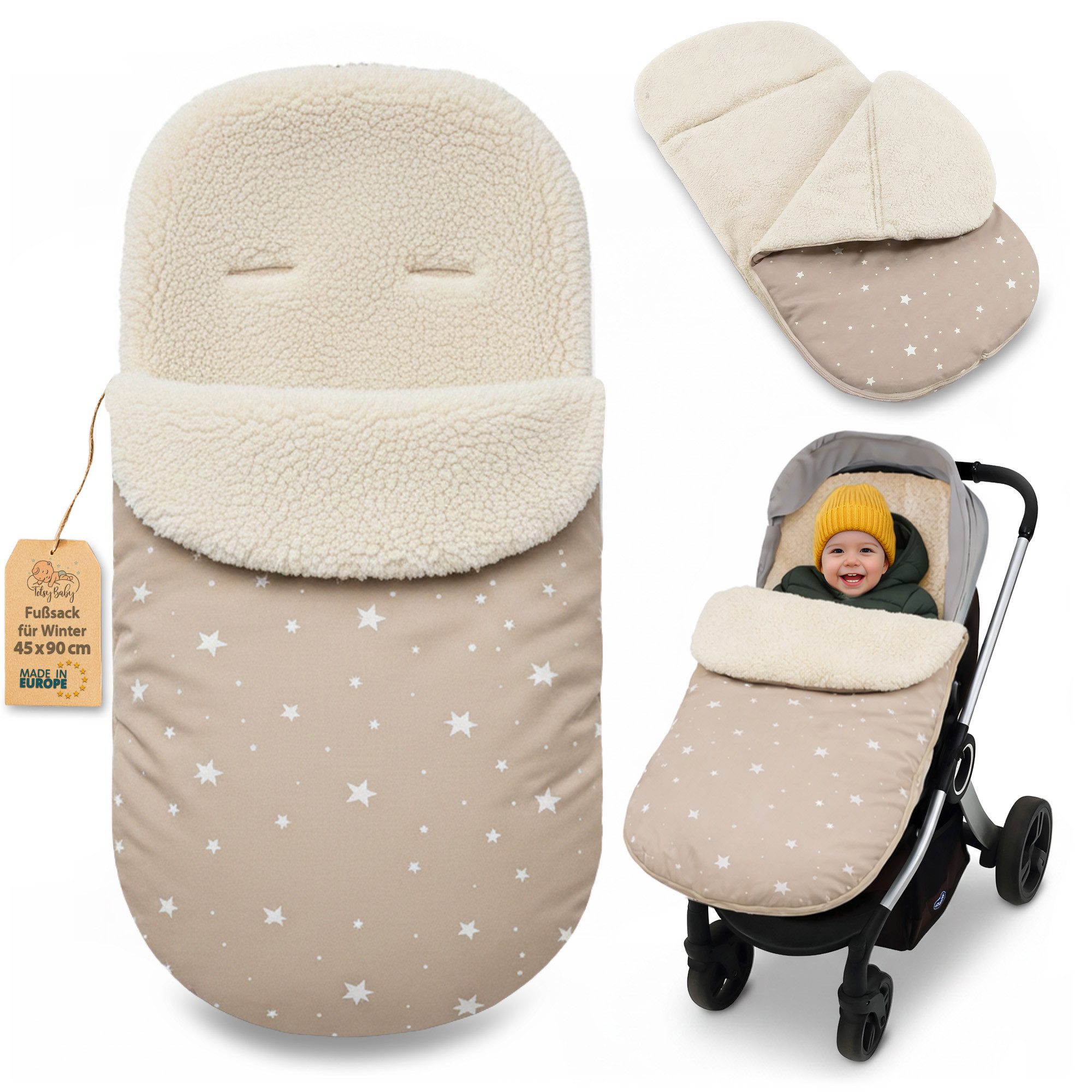 Totsy Baby Babyschlafsack Fußsack Kinderwagen
