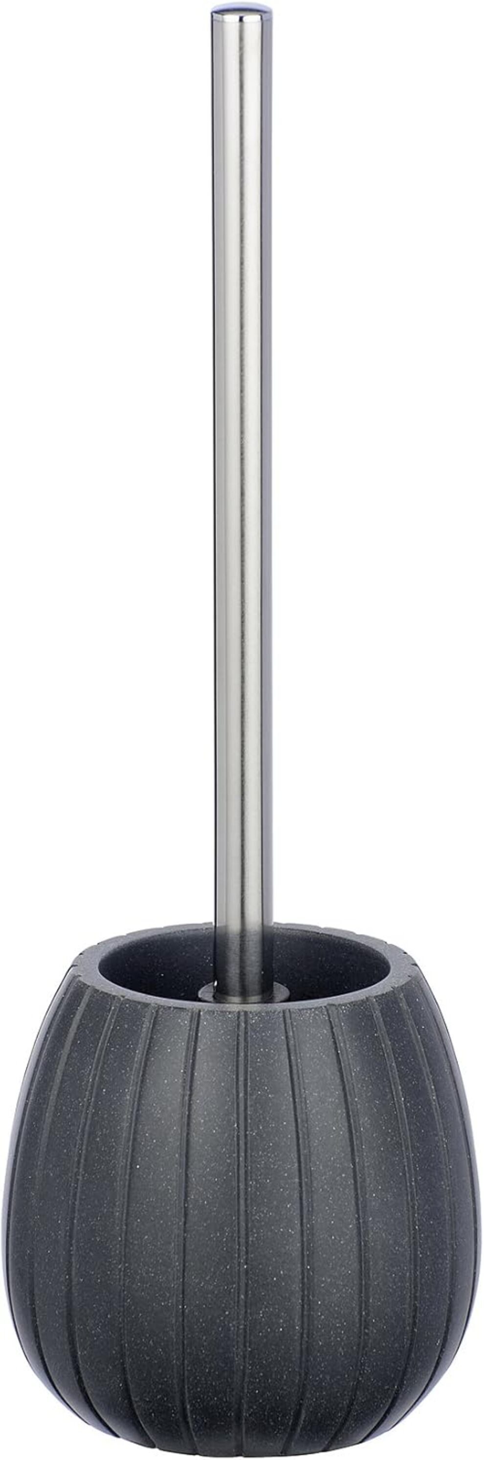 WC-Garnitur WC-Garnitur Toilettenbürstenhalter Polyresin Anthrazit Wenko