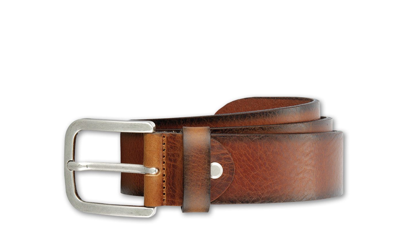 Ledergürtel Ledergürtel mit Airbrushkante