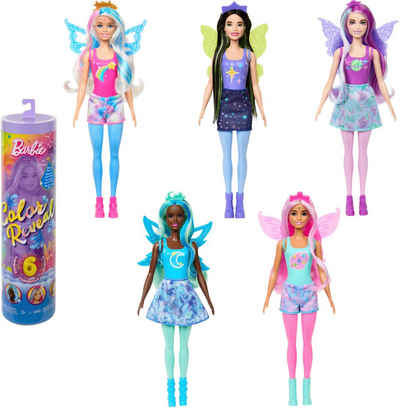 Barbie Anziehpuppe Color Reveal, Regenbogengalaxie, mit Farbwechsel