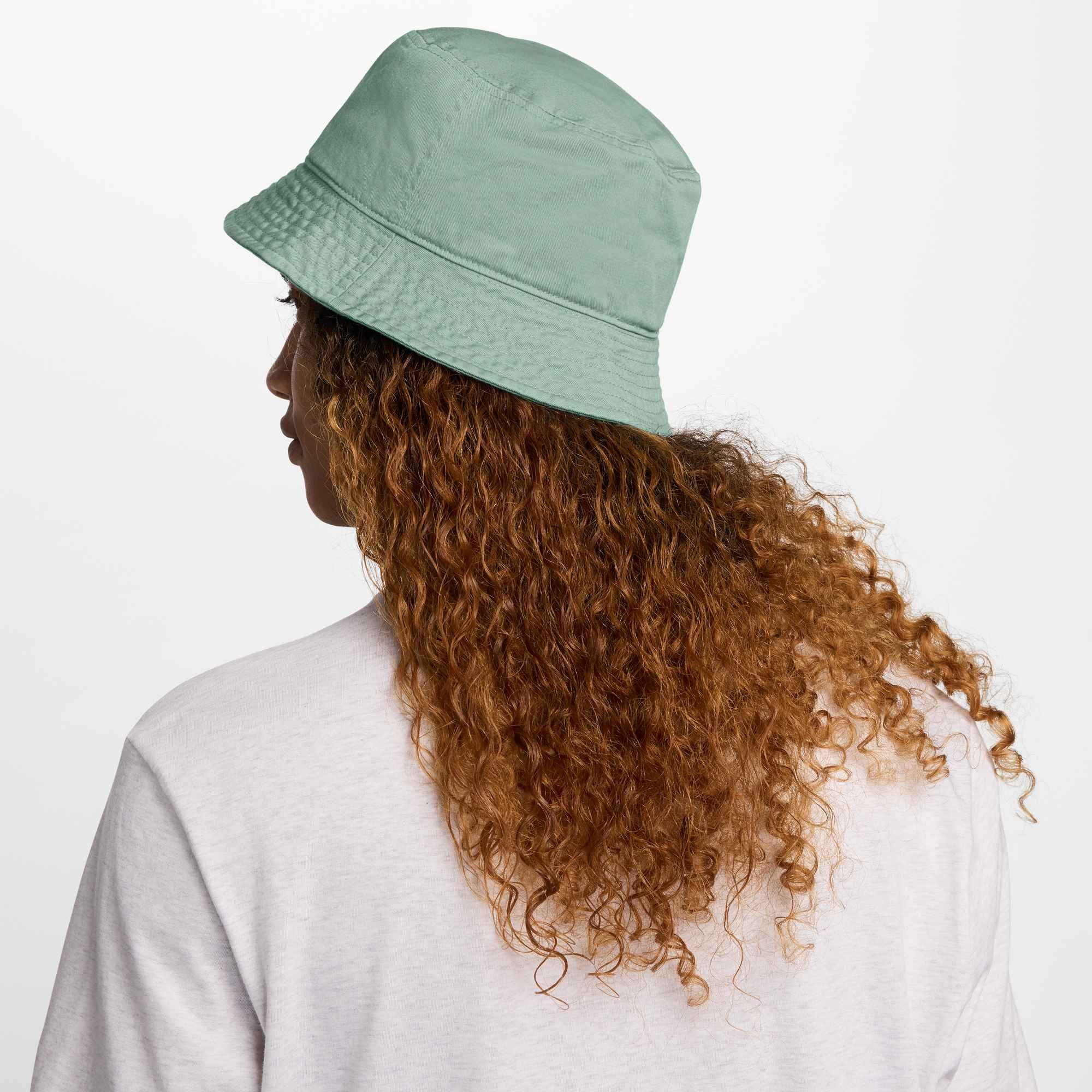 Nike Sportswear Fischerhut U NK APEX BUCKET SQ FUT WSH L mit gesticktem Futura-Logo, im Washed-Look, aus Baumwolle