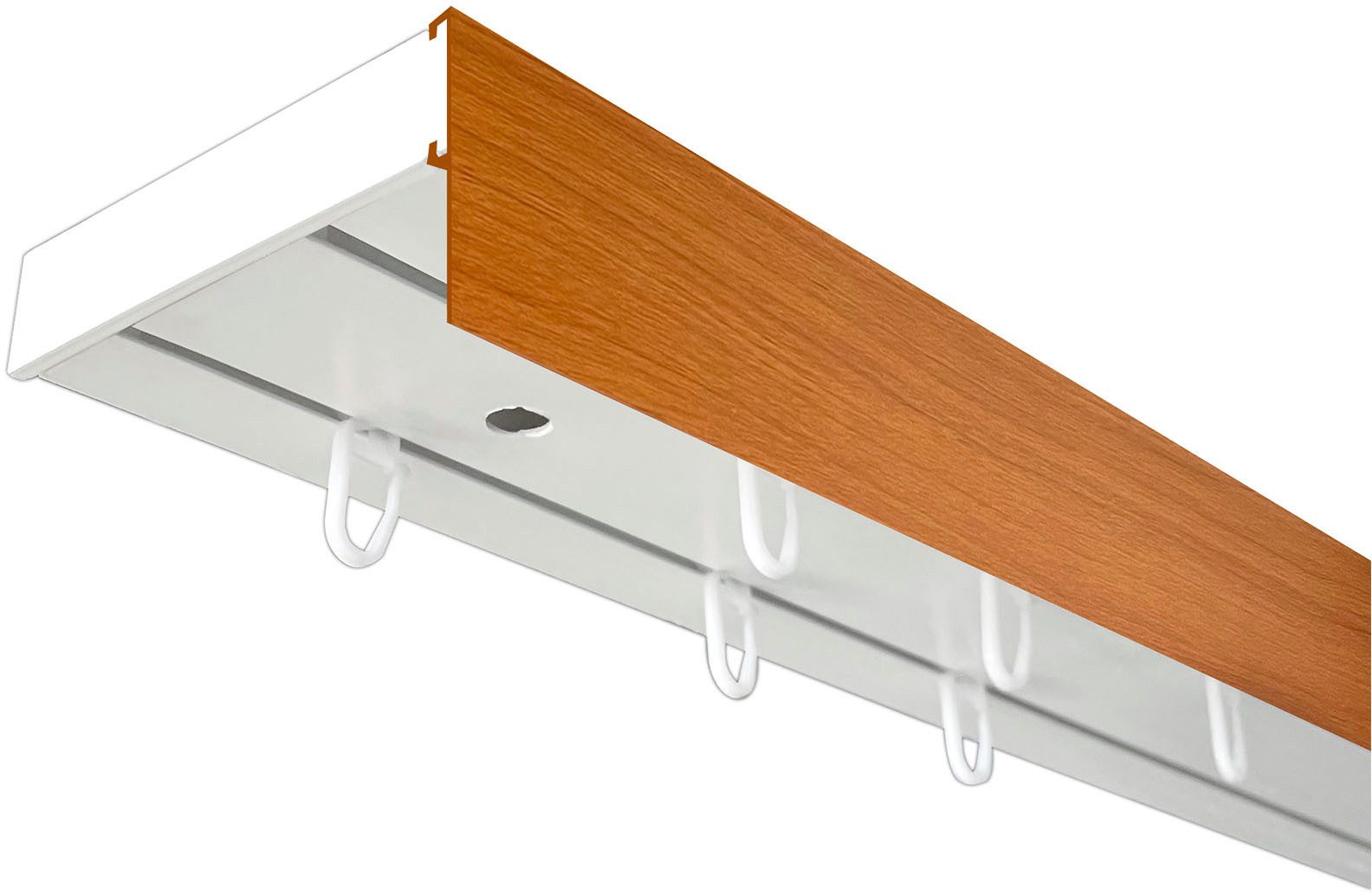 SN DECO GROUP Gardinenschiene Vorhangschiene SH (1) mit Blende 5 cm, 2-läuf günstig online kaufen