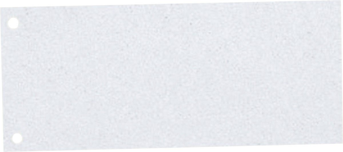 ESSELTE Aktenordner Trennstreifen 10,5x24cm VE=100 Stück weiß
