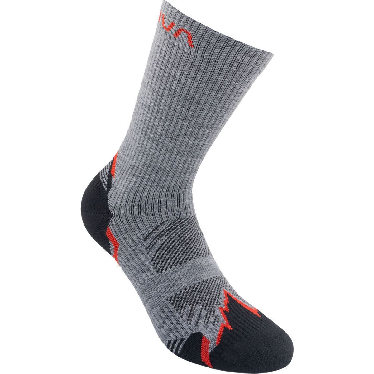 La Sportiva Wandersocken Hiking Socks Verstärkte Wandersocke an den Stellen mit dem größten Verschleiß
