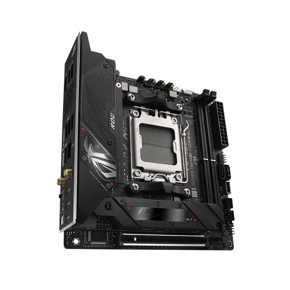 Asus ROG STRIX B650E-I Mainboard Aura Sync RGB-Beleuchtung, (GAMING WIFI Mainboard Sockel, 1-St., RAM 64 GB), HDMI, AMD, Ryzen 7000, Mini-ITX, DDR5 Speicher, US – Bild 5 von 5