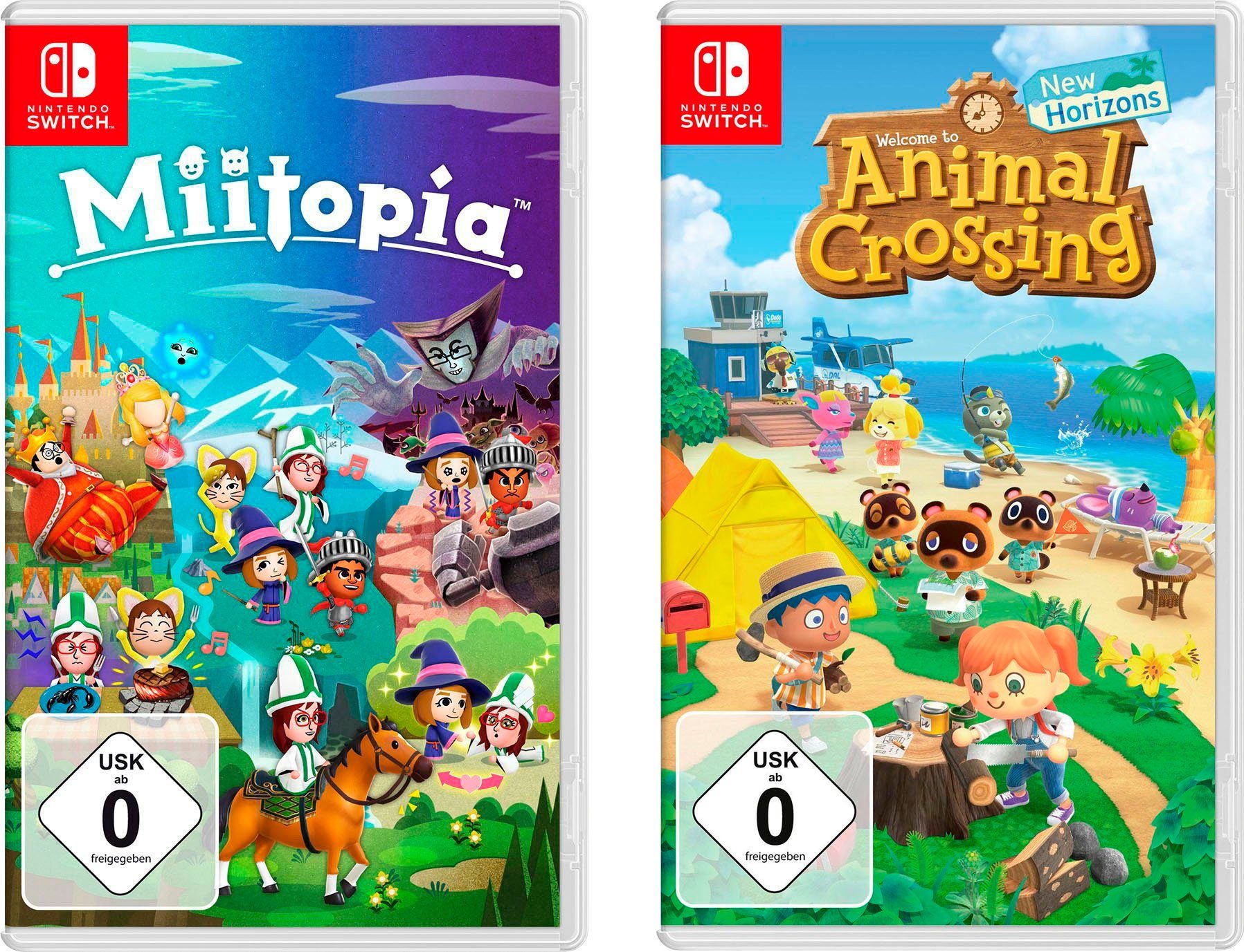 Miitopia + Animal Crossing Nintendo Switch